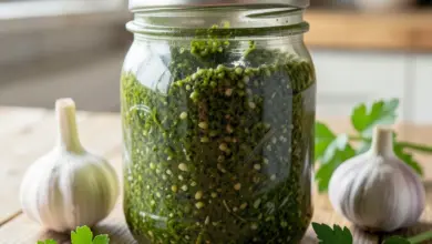 česnekové pesto jak ho připravit a využít - Česnekové pesto - ilustrační foto