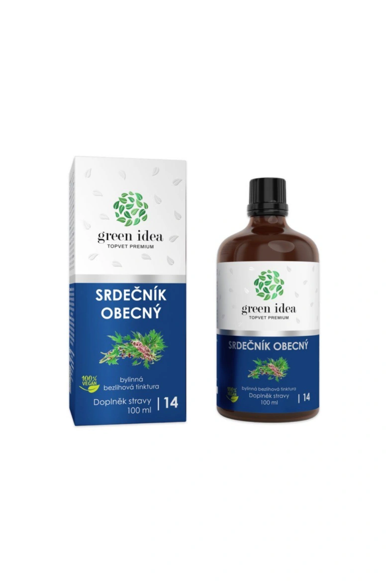 Tinktura ze srdečníku obecného od značky green idea.