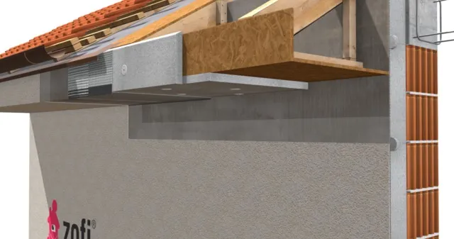 Instalace OSB desek v střešní konstrukci s kovovými podpěrami