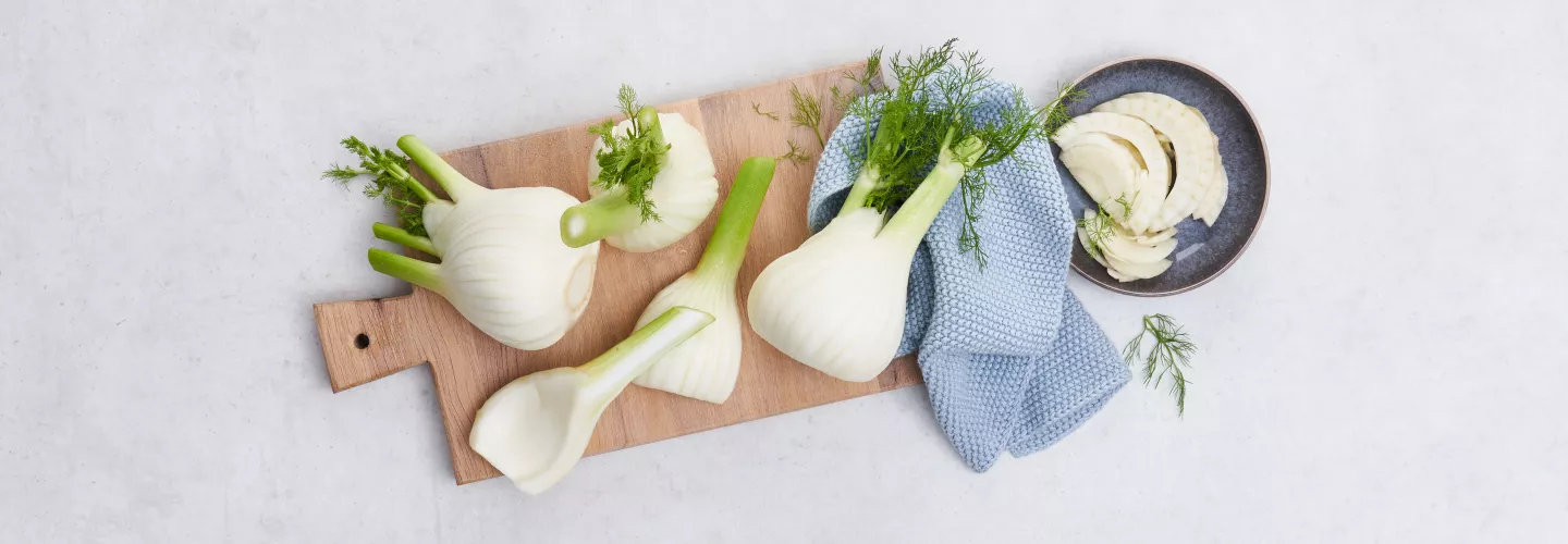 Fennel bulbs and slices