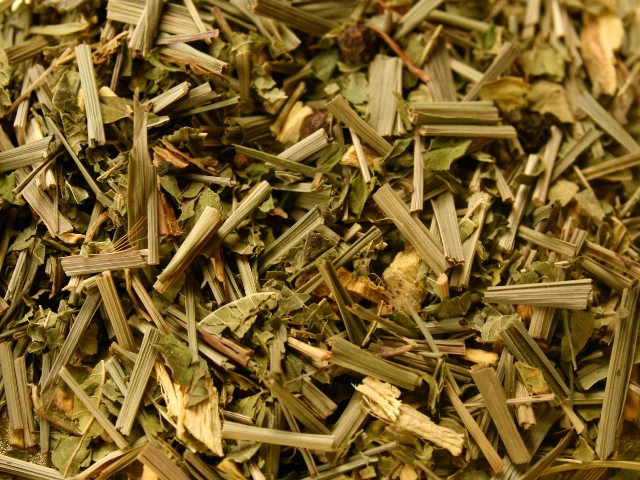 Sušená citronová tráva pro kuchyňské využití