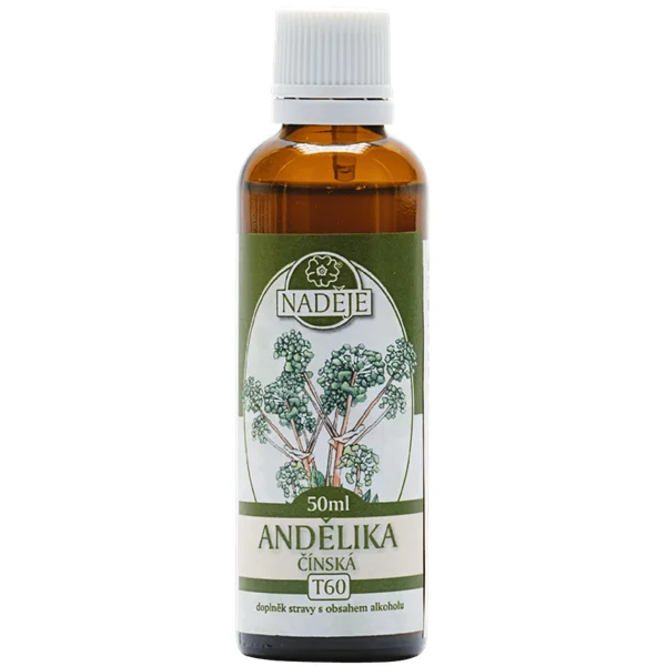 Léčivý extrakt andělika čínská v lahvičce 50ml